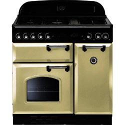 Rangemaster Classic 90cm LPG Gas 74060 Range Cooker in Cream with Chrome Trim and FSD Hob